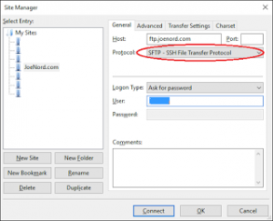 how to use filezilla with godaddy